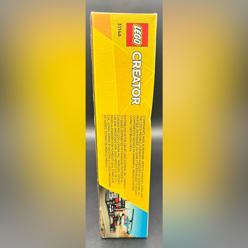 LEGO Creator 3-in-1 Flatbed Truck/Helicopter Set - Red, Black,‎ and Blue,sealed - Picture 2 of 5